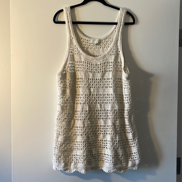 Forever 21 Dresses & Skirts - Forever 21 - Cotton Lace Mini Dress / Cover Up - White - Size 2X